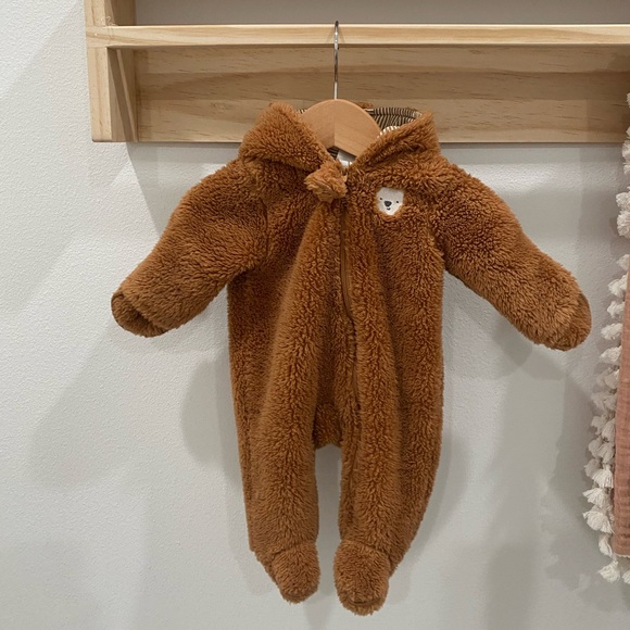 Kids warm one piece suit. Teddy bear. Newborn - Picture 1 of 1